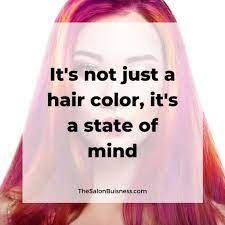 Inspiring Hair Color Quote Woman With Pink Red Orange Yellow Hair Winking Hair Quotes Hair Color Quotes Hair Quotes Funny
