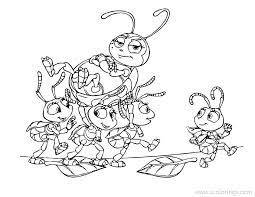 We are always adding new ones, so make sure to come back and check us out or make a suggestion. A Bugs Life Coloring Pages Francis And Ants Xcolorings Com