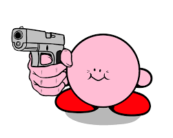 Play kirby games online in your browser. Kirby With A Gun Blank Template Imgflip