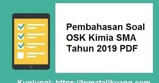 Momen dipol bernilai 0 karena arah kutub nya saling berlawanan atau. Download Pembahasan Soal Osk Kimia Sma 2019 Tingkat Kabupaten Kota