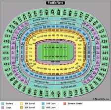 Fedexfield Seat View Fedexfield Section 341 Club Level Zone