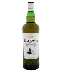 Black White Blended Scotch Whisky 1l 40 Luxurious Drinks