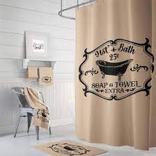 The olivia bath collections offers a modern design and bold colors at an exceptional cost. This Gorgeous Hot Bath 25 Cents Bathroom Set Is The Perfect Addition To Your Vintage Decor T Shower Curtain Decor Farmhouse Bathroom Decor Shower Curtain Sets