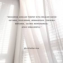 Keluarga adalah sarana utama pembentukan karakter anak. Kata Kata Motivasi Untuk Diri Sendiri Anything Sitta Karina