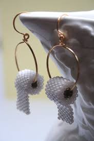 Funny Earrings Hoops Toilet Paper Seed Bead Handmade Fun Tradition Different Auburn Toomer 39 S Corners Funny Earrings Paper Earrings Weird Jewelry