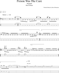 We're talking about rust and as it compares to tarnish, what are the differences between those two things, and how do they affect your guitar strings. Poison Was The Cure Bass Guitar Sheet Music By Megadeth Nkoda