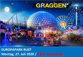 Europapark Rust Montag 27 Juli 2020 9 Std Aufenthalt In 2020 Europapark Rust Europa Reisen
