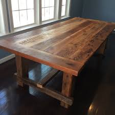 Hand Made To Order Reclaimed Wood Farm Style Table Https Www Etsy Com Listing 172338937 Fa Farm Style Dining Table Kitchen Table Wood Farmhouse Dining Table