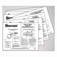 Starrett 1702 Wall Size Educational Chart 17 Pages Nh Bragg