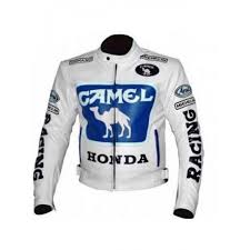 Shop for men's camel moto jacket online at men's wearhouse. Men S Honda Camel Racing Motorcycle Yellow Leather Jacket