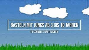 Basteln mit jungs ab 3 bis 10 jahren 13 schnelle bastelideen. Basteln Mit Jungs Ab 3 Bis 10 Jahren 13 Schnelle Bastelideen Youtube
