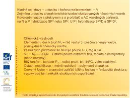 Vlastnosti a názov alotropických modifikácií fosforu. Inovace Studia Molekularni A Bunecne Biologie Reg C Cz 1 07 2 2 00 Pdf Stazeni Zdarma