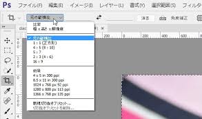 Photoshopで固定の比率 アスペクト 縦横比 で画像を切り取りトリミングする方法 9inebb