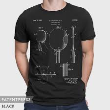 Ping Pong T Shirt Table Tennis T Shirt Ping Pong Patent Etsy Tennis Tshirts Ping Pong Tennis Gifts