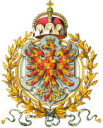 Es zeigte die in beiden landesteilen festgelegten wappen mit ihren kronen und je einem schildhalter. Wikizero Flaggen Und Wappen Der Konigreiche Und Lander Osterreich Ungarns