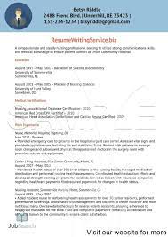 Nurse Resume Examples Cv Template 2020