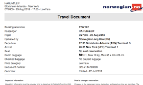 How To Make A Fake Return Plane Ticket Norwegian Air Plane Tickets Good Essay