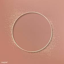Download Premium Vector Of Gold Round Badge On Brown Background Vector Vector Background Pattern Floral Logo Design Vector