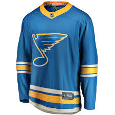 details about nhl st louis blues fanatics branded alternate breakaway jersey shirt top mens