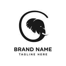 Initial Elephant Logo G Africa Elephant Illustration Png And Vector With Transparent Background For Free Download Elephant Logo Design Elephant Logo Elephant Icon