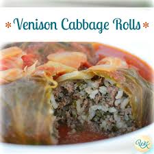 Venison Cabbage Rolls My Wild Kitchen Your Destination For Wild Recipes Deer Meat Recipes Venison Recipes Deer Recipes