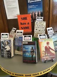 She Has A Name Women S History Month Library Displays Book Display Library Memes