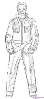 Search through more than 50000 coloring pages. How To Draw Michael Myers From Halloween Step 5 Michael Myers Coloring Pages Coloring Pages Michael Myers