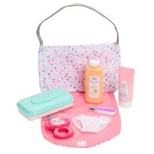 Bitty Baby Diaper Bag Set Perfectly Cute Just Like Mommy Baby Doll Diaper Bag Set With Accessories Target Baby Doll Diaper Bag Baby Doll Accessories Baby Dolls