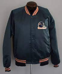 Chicago Bears Nfl Baseball Satin Jacket Jackets Maker