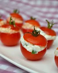 Tomates Cerise Farcies A La Feta 30 Recettes D Aperitif Faciles Tomates Cerises Farcies Recettes De Cuisine Tomates Cerises