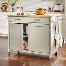 The home decorators collection ivory kitchen island with natural butcher block top is exclusive to the home depot. Stylewell Glenville Grey Kitchen Cart With 2 Drawers Sk17787cr2 Ebg The Home Depot White Kitchen Cart Kitchen Design Kitchen Remodel