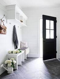 Coat hooks put unused wall space to work in small entryways. 75 Beautiful Small Entryway Pictures Ideas July 2021 Houzz