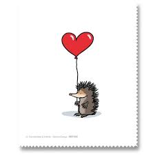 Brillenputztuch Igel Liebe Herz Liebe Brille Putzen Liebesspruche