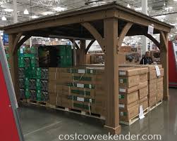 Intended for costco gazebos and pergolas view photo 4 of 25. Cedar Wood Gazebo With Aluminum Roof 1212 Wood Gazebo Wooden Gazebo Aluminum Roof