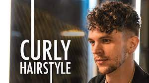 This is a super hairstyle for curly haired men. Men S Short Curly Hairstyle For Summer Youtube