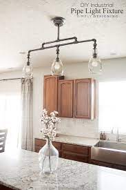 For about $30 we were able to make the perfect light fixture with just basic tools and no electrician needed! Diy Light Fixture How To Use Industrial Piping For A Custom Size And Shape