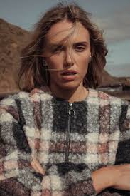 Shop Portia Boucle Jacket (Multi Check)