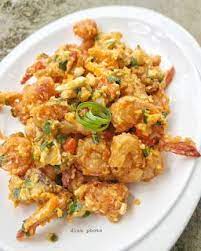 Resep Udang Krispi Saus Telur Asin By Dianayupuspitasari Resep Udang Resep Masakan Resep Makanan India