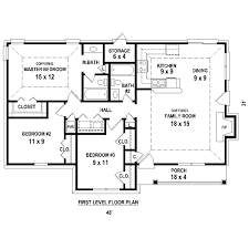 These floor plans are just a starting point of what modular. Ranch Style House Plan 3 Beds 2 Baths 1227 Sq Ft Plan 81 13866 House Plans With Photos Bedroom House Plans Three Bedroom House Plan