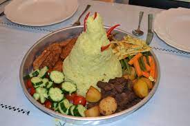 Nasi Kuning Tumpeng Sederhana Happy Birthday To My Husband