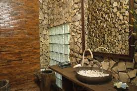 Slifer designs] exposed rock wall. Stone Bathroom Inspiration And Ideas From Maison Valentina