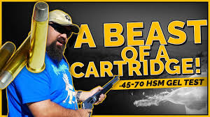 The big bore buffalo cartridges were loaded with black powder, as smokeless powder had not yet been invented. A Beast Of A Cartridge 45 70 Hsm 430gr P Rnfp Gel Test Youtube