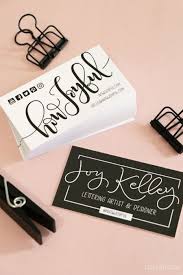 Diy Ombre Painted Edge Business Cards Colored Edge Business Cards Painted Business Cards Colorful Business Card