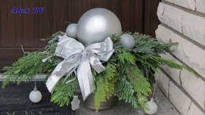 Schönes für balkon und garten. Weihnachtsdeko Idee Fur Hauseingang Zum Selbst Machen Youtube