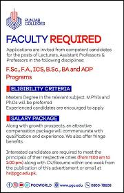 Teaching Jobs In Punjab Group Of Colleges 2020 Pgc Jobs In 2020 Teaching Jobs College Job Teaching