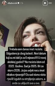 Ella Dvornik: Danas sam trebala imati ročište, pomaknuli su ga za šest  mjeseci