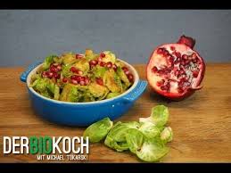 Rosenkohl Gebraten Mit Walnuss Und Granatapfel Rezept Der Bio Koch 753 Youtube Rosenkohl Gebraten Lebensmittel Essen Rezepte