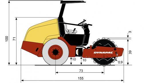 Dynapac CA144PD Padfoot Compactor