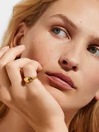 Hammered Pinky Finger Ring