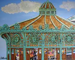 Plan to visit asbury park boardwalk, united states. Asbury Park Carousel House Painting By Norma Tolliver